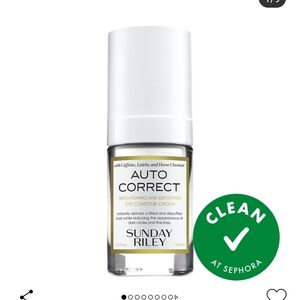 Sunday Riley Auto Correct Eye Cream - White and Black